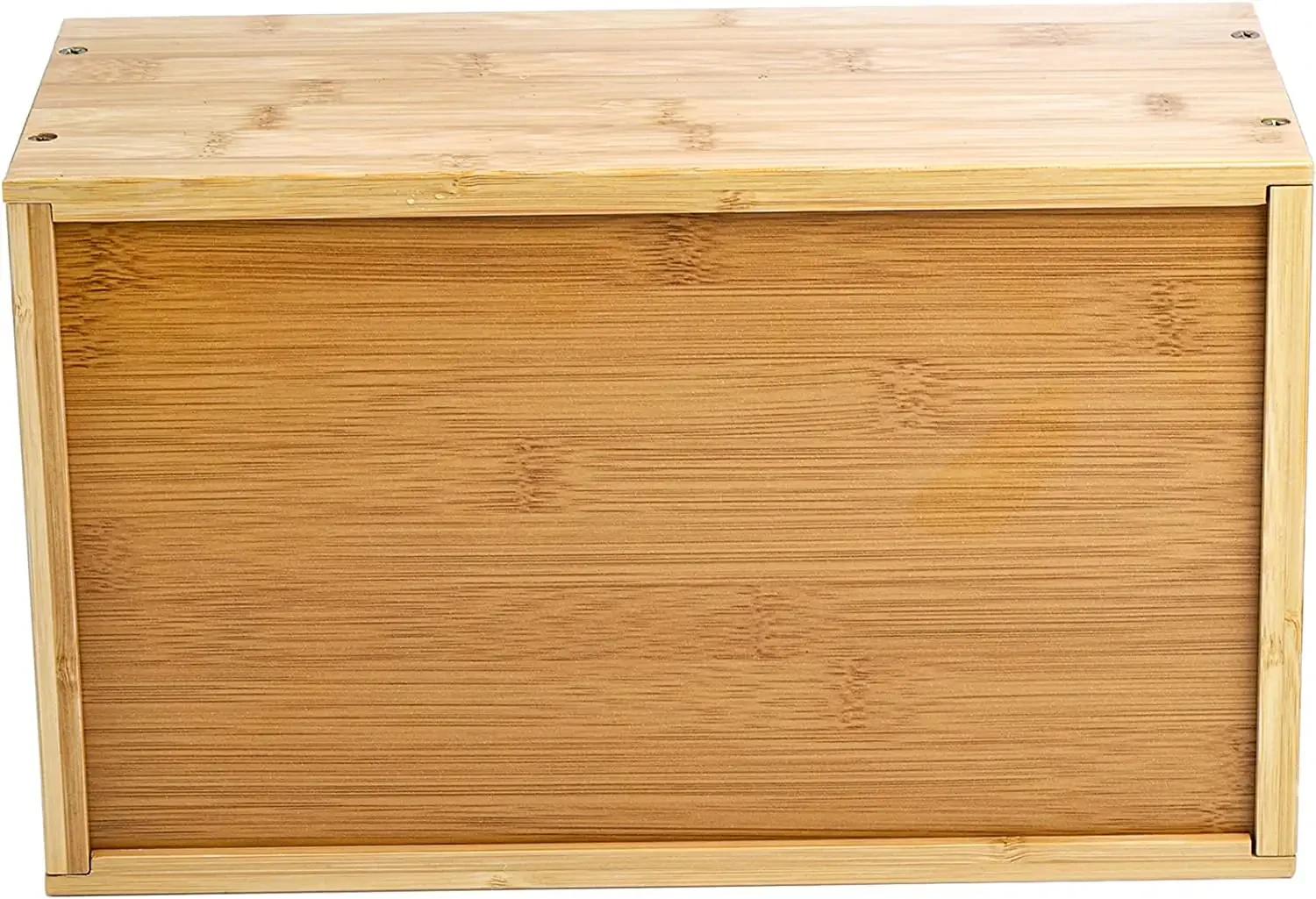 Bamboo Crafts Wood Product Storage Bin Wooden Crate Box Organizer Cube Container with Handle for Bathroom Decor