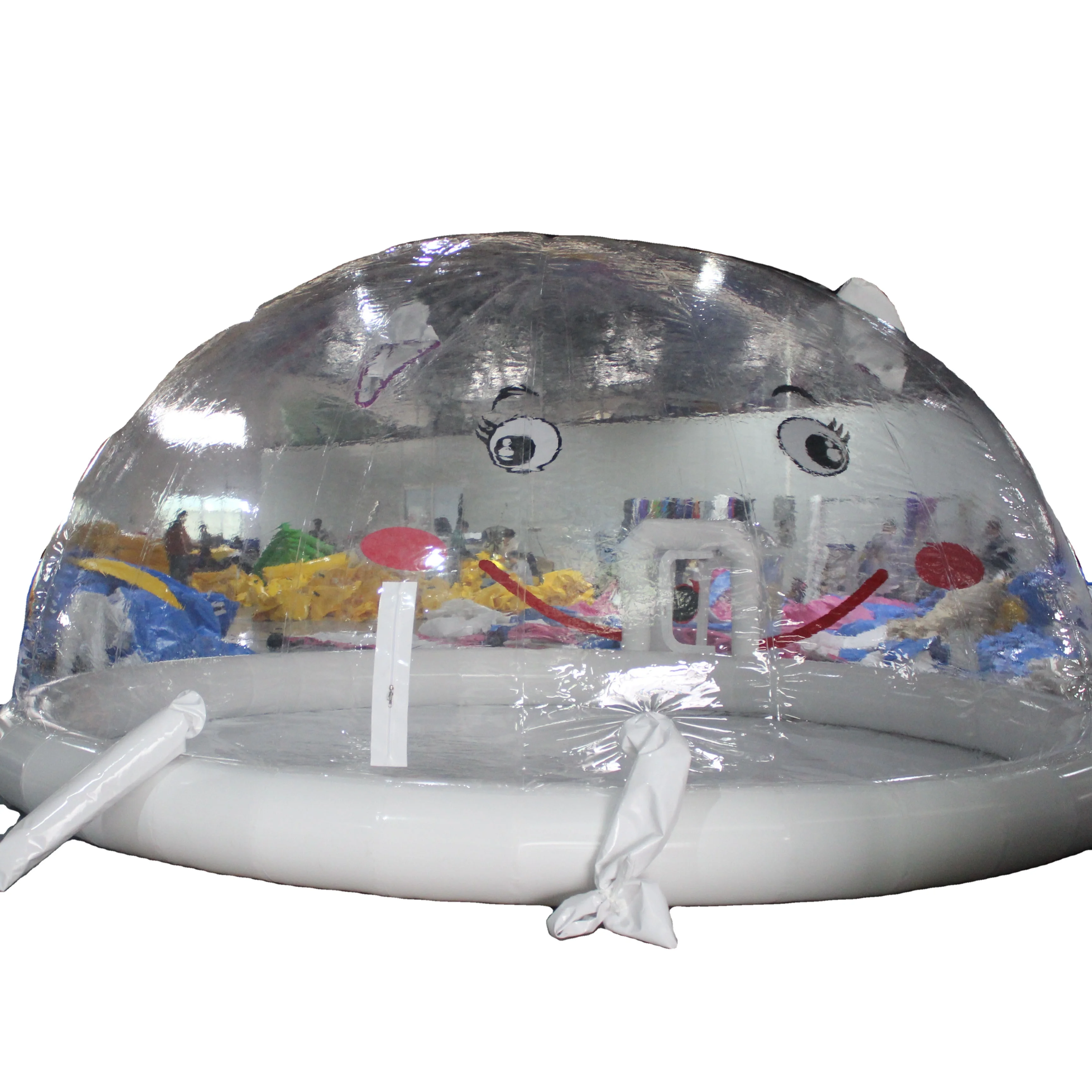2023  Commercial new design fun Inflatable bubble mongolia tent house  outdoor play house for kids or wedding decoration