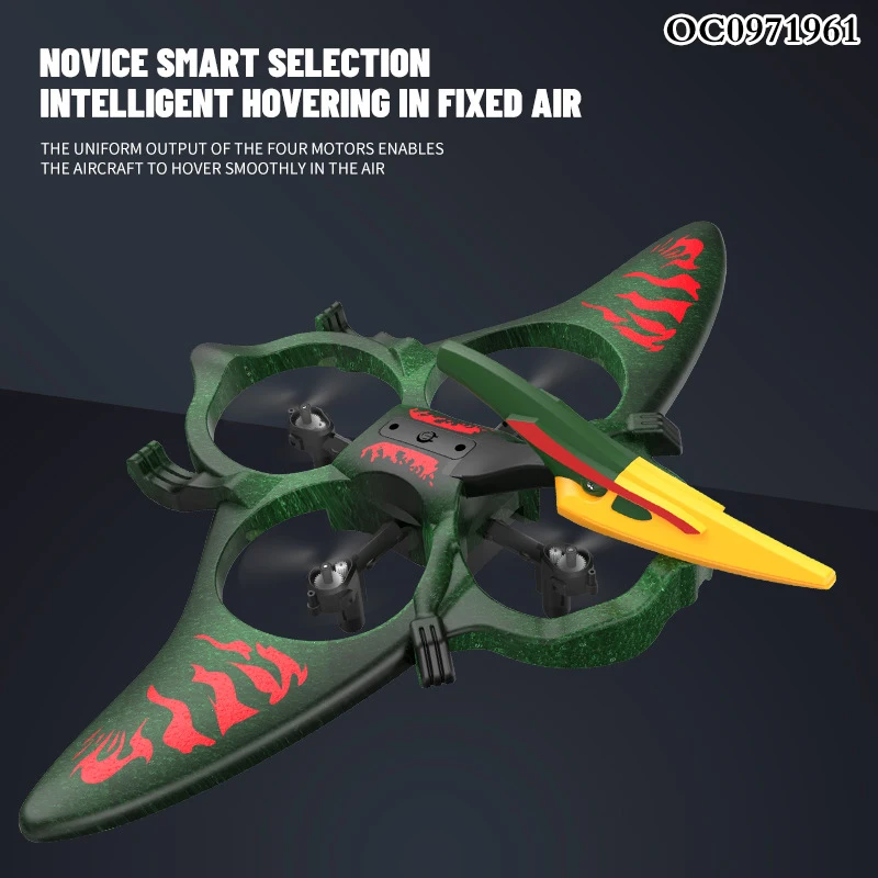 Flying rc dinosaur quadcopter gesture hand remote control drone toy for kids
