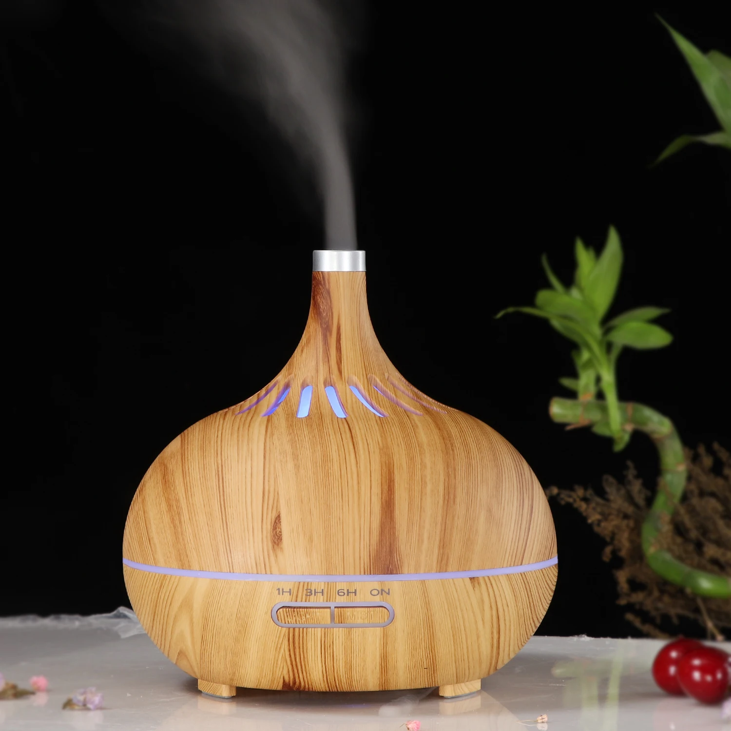 
Difuser Essential Oils Diffuser Electric Wood Oil Diffuser Humidifier Air Humidifier 