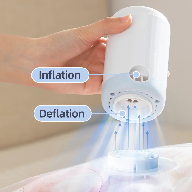 Multi-function wireless outdoor camping inflatable pump Vacuum Storage Bag swimming ring air mattress inflatable pump