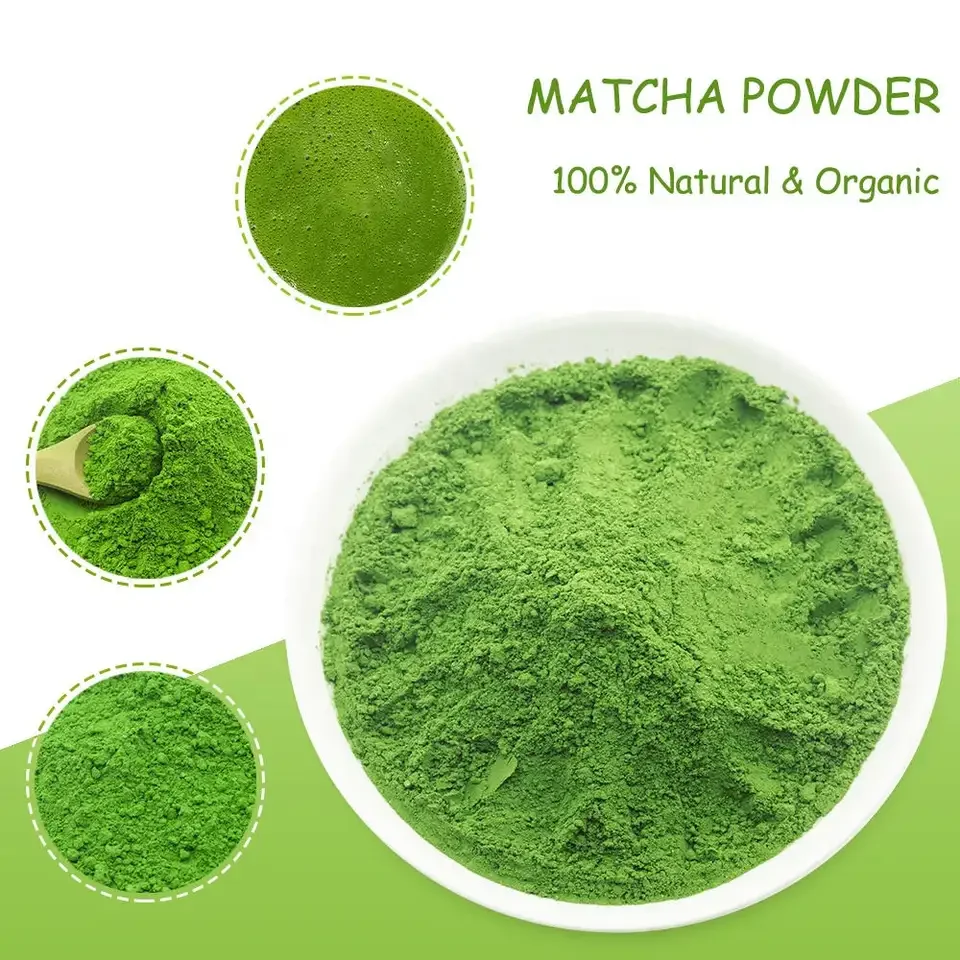wholesale Ceremonial grade Japanese Organic Matcha powder bulk for private label matcha tin can