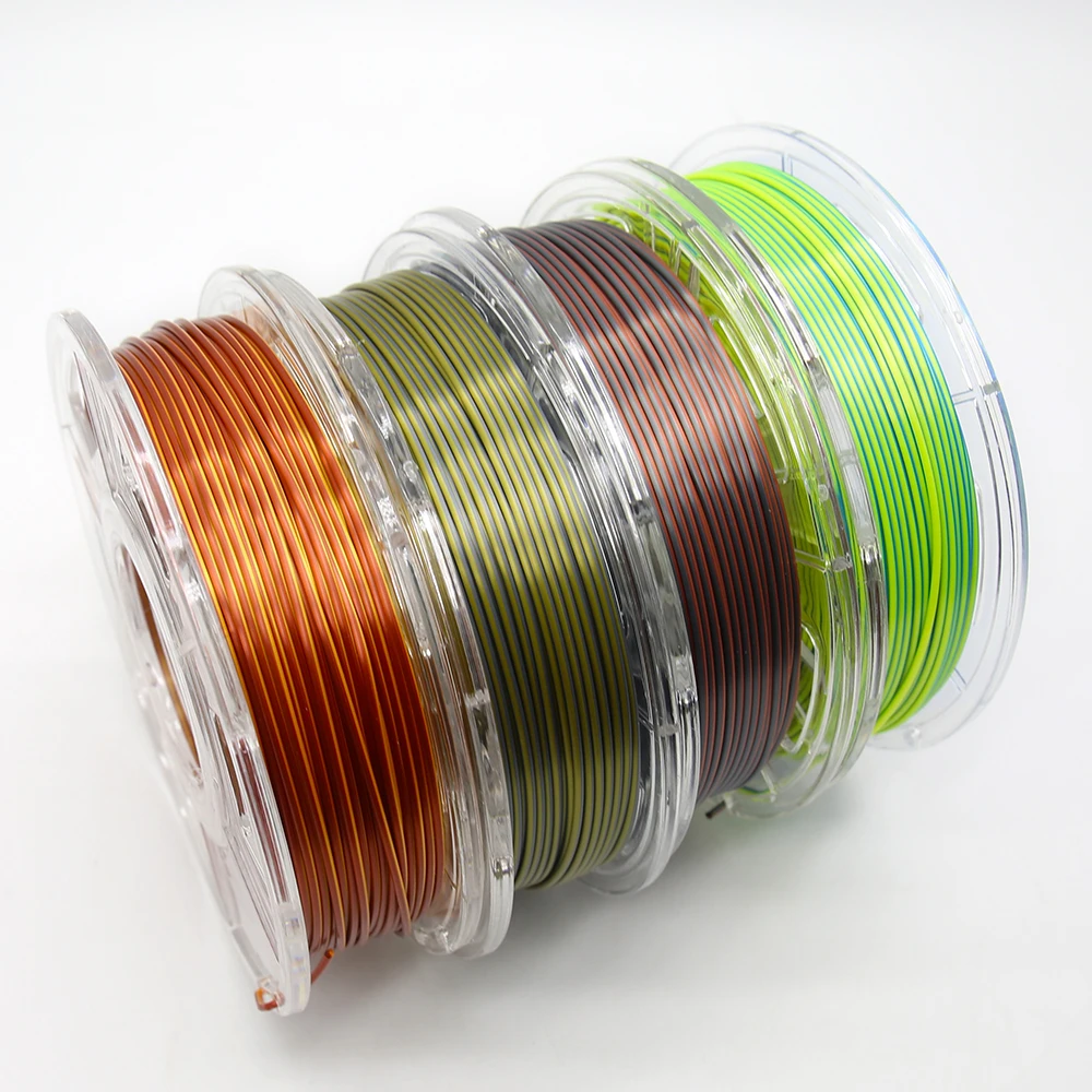 veeology 2 Colors in 1 3D Plastic Rods  Dual Color filament  magic color PLA 3d printer filament