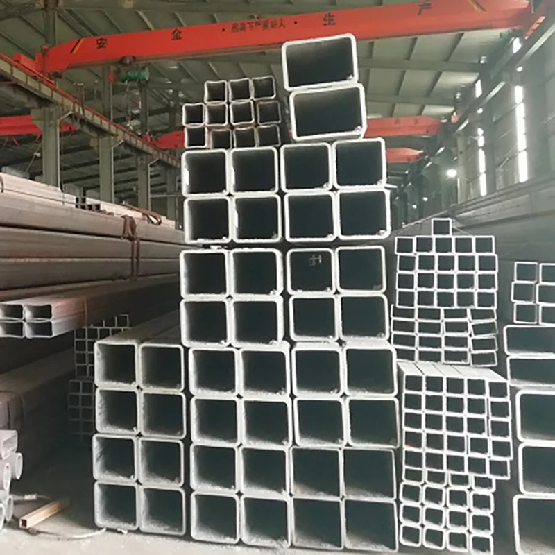 MS Black Carbon Square Steel Pipe Iron RHS SHS Rectangular Pipe Hollow Section Welded Tube Price with Standard Length