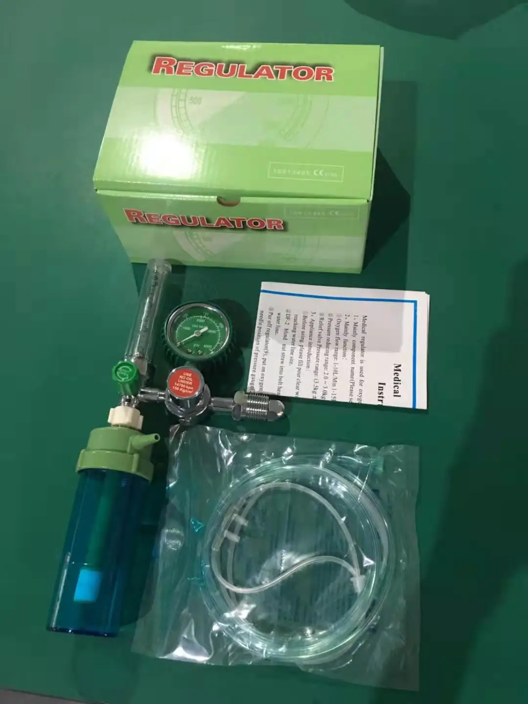 
Bina Factory Hospital Oxygen Pressure Regulator for Medical Oxygen Cylinders 