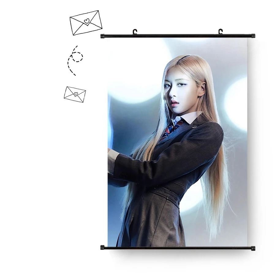  Wholesale KPOP Blackpink The Album Lovesi Girl Concept Photo Tapestry Fabic Poster Hanging