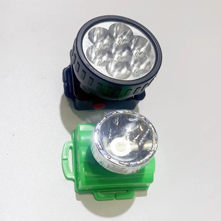 Convenience Carry Using Battery 7 LEDS Working Lights Head Lamp White light Rechargeable Head lamps Farming Fishing Under Dark
