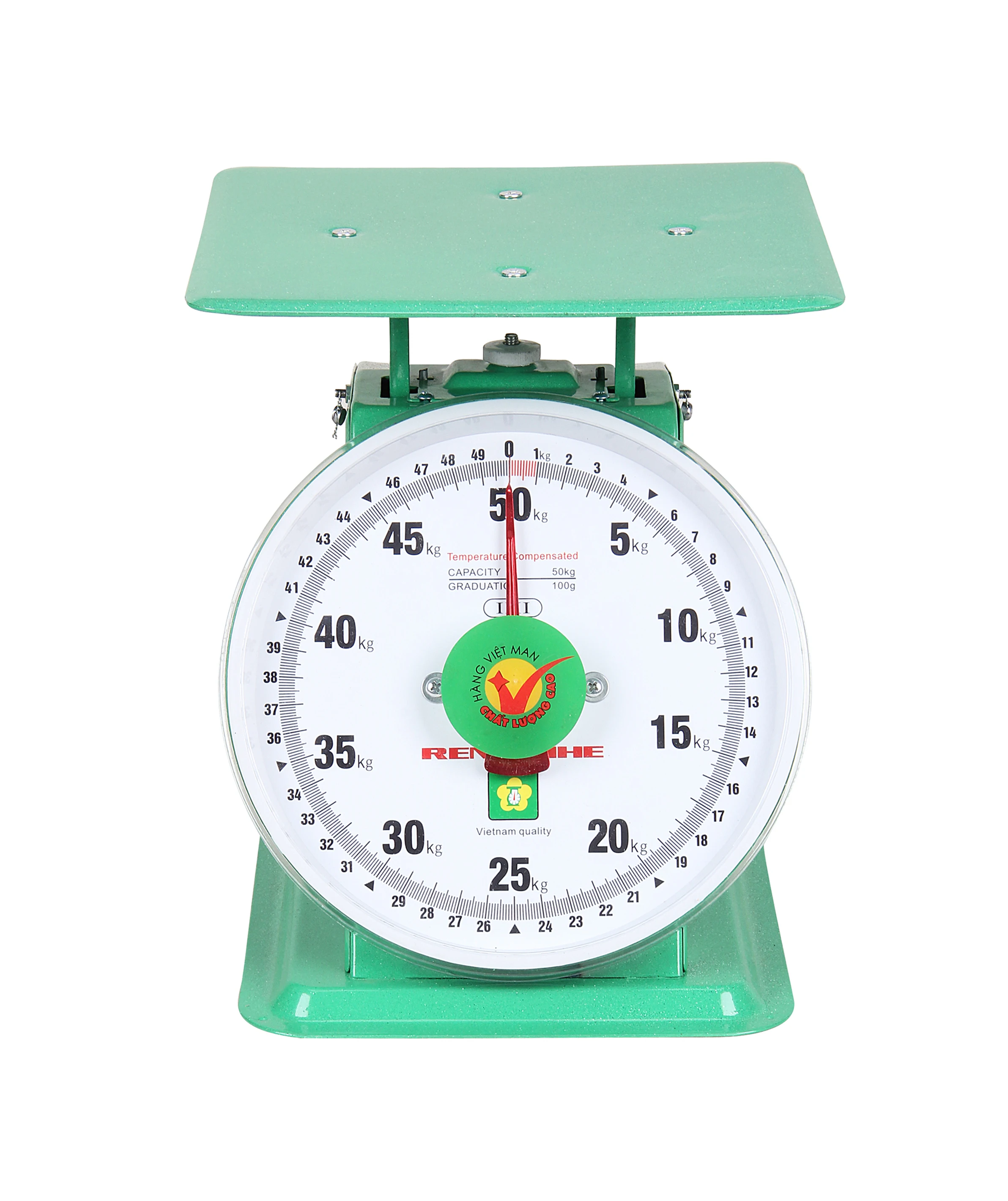 Home use Cheap Price steel powder coating color option 50 kg available dial spring food weighing Kitchen Mechanical Spring Scale