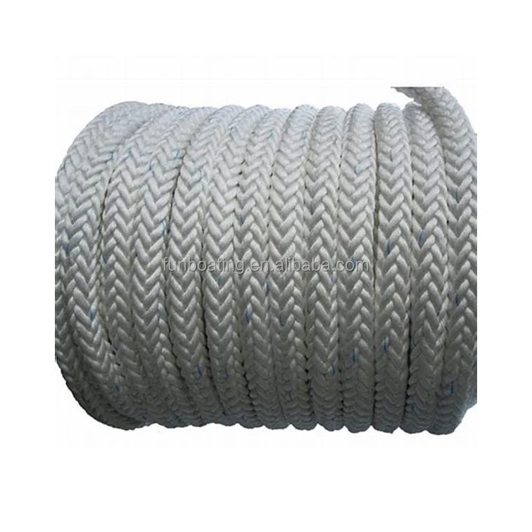 28mm/32mm/40mm Nylon dock line marine ropes for large boats