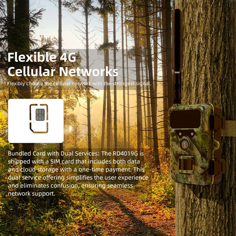 4G LTE камера для охоты 30MP HD 2 7 K с управлением приложением ночного видения фотоловушка сим-картой сотовая Мобильная Беспроводная дикой природы