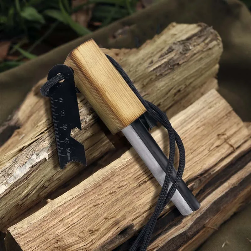 Camping equipment ferrocerium ferro rods flint survival striker magnesium firestarter friction tool