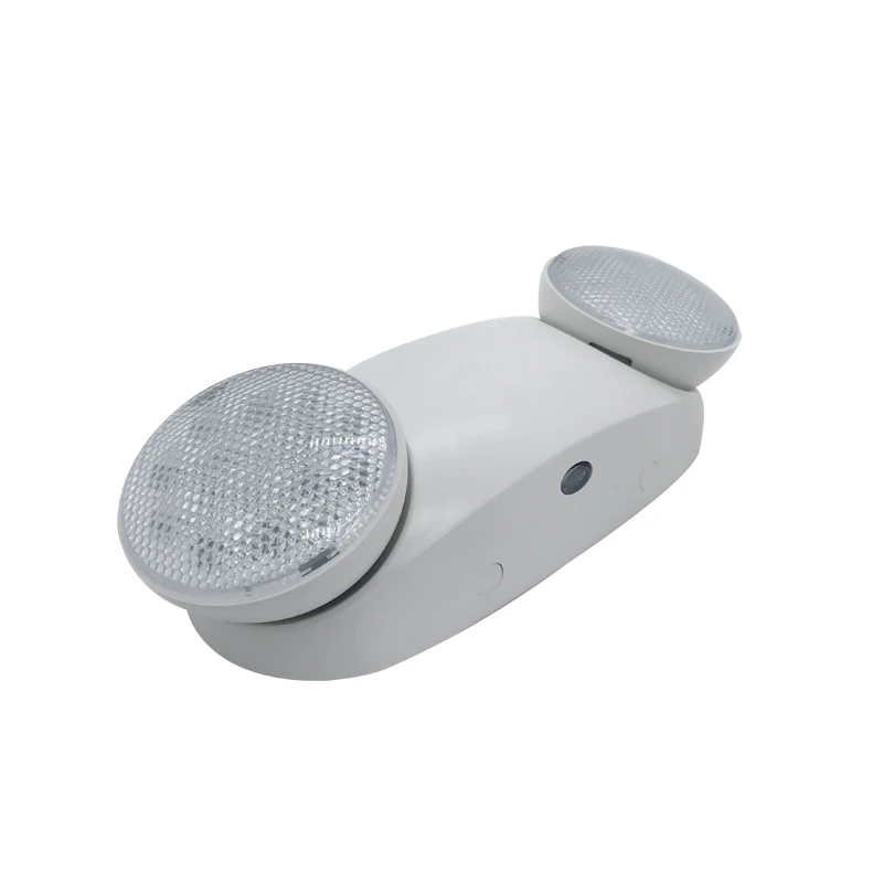Automatic power adjustable 2 heads mini led emergency light