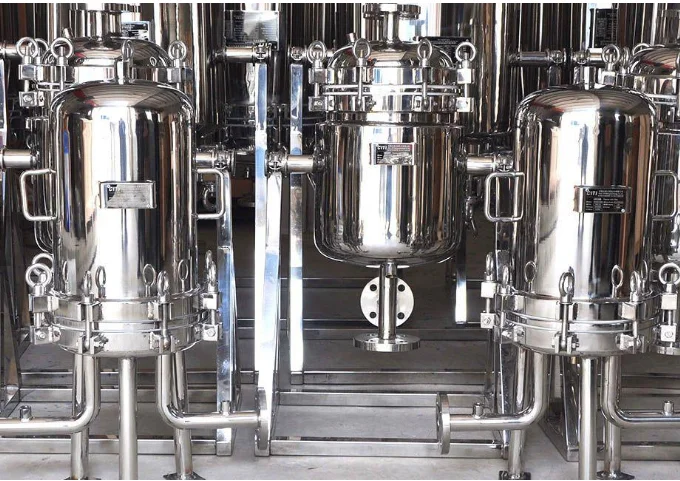 Welding-single cartridge filter be assembled with a micro porous filter element for food beverage industry