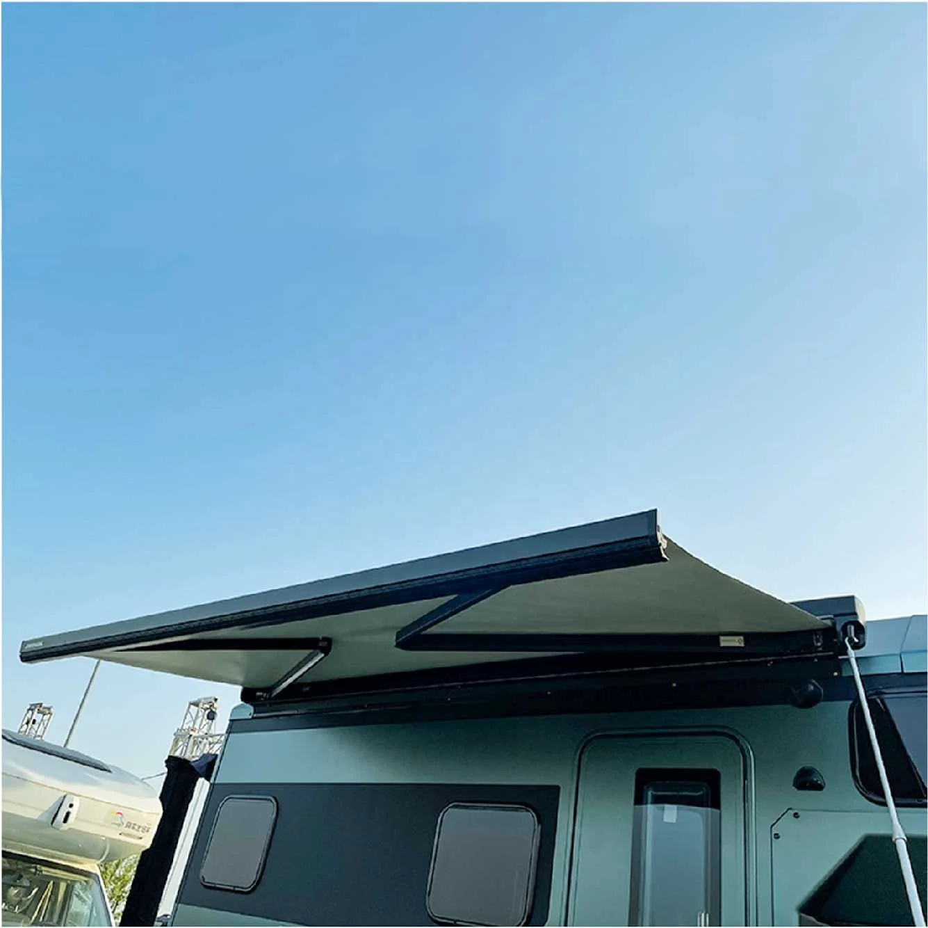 Best Selling Europe Side Mounted Box Awning Full Cassette Caravan Motorhome RV Camper Van Awning