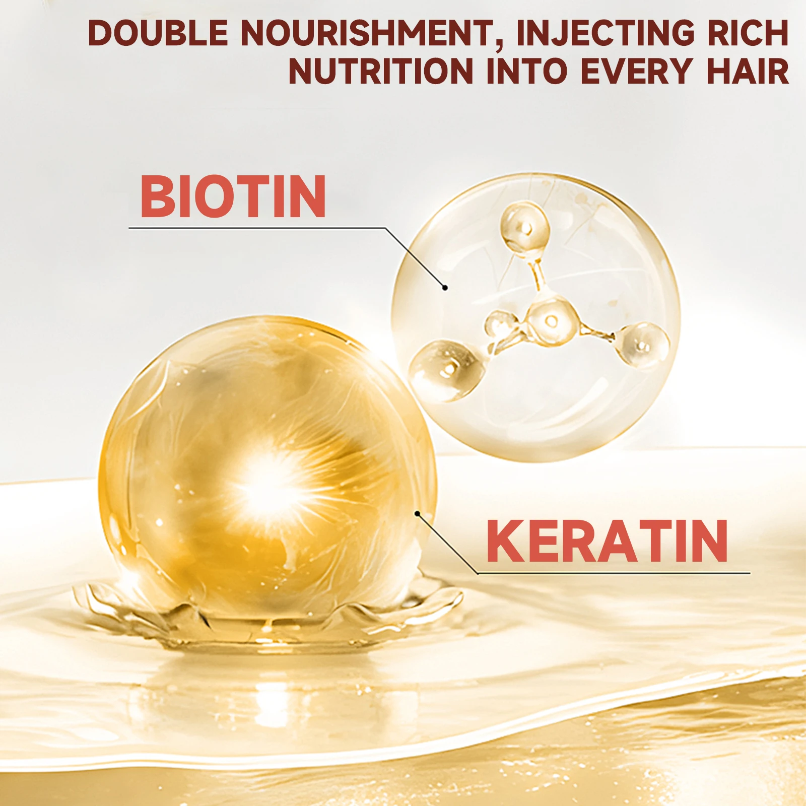 Ecolchi Factory OEM Natural Keratin Repair Damaged Treatment Hair Mask Sulphate Free Biotin Collagen Shampoo And Conditioner Set