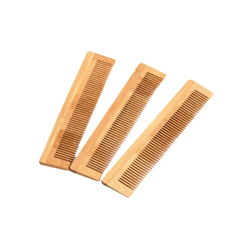 Wooden Combs Anti-Static Mustache Styling Pocket Comb Natural Bamboo Wood Hair Comb for Women Men