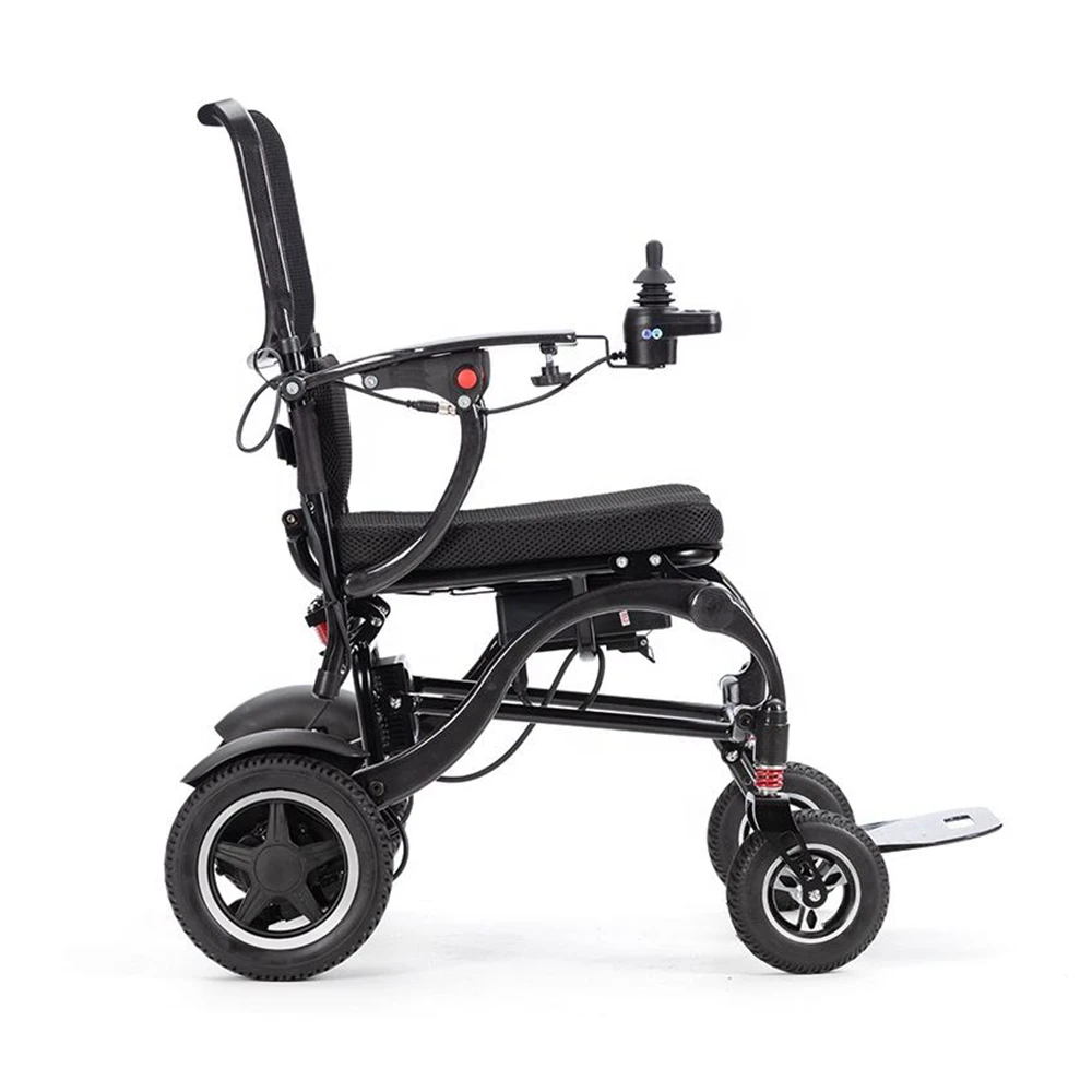 17KG Carbon Fiber Ultralight Electric Wheelchair CE Approved Lightweight Foldable Power Wheelchair