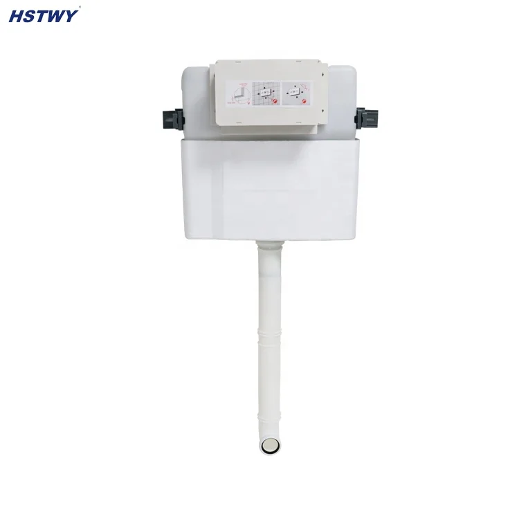 In-Wall Plastic Concealed Dual Flush Tank FS2001-D Squatting Pan Compatible with F5020 Flush Plate