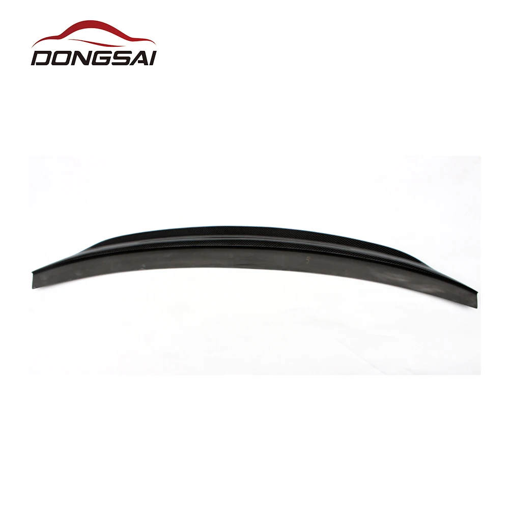 For Audi A4 S4 RS4 B8 B8.5 Add Carbon Fiber HK Style Ducktail Spoiler Rear Trunk Boot Lip Tail Wing 2007+