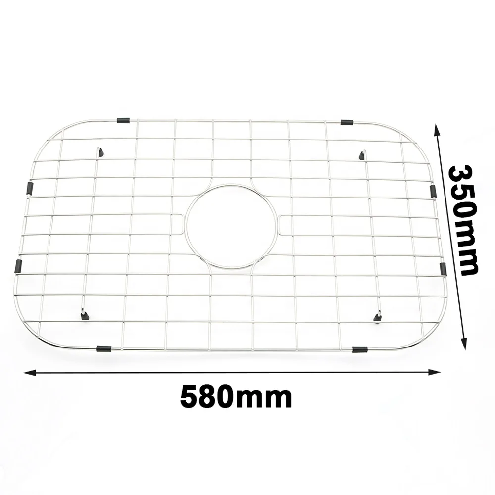 Custom Kitchen Sink Grid Kitchen Stainless Steel Dish Draining Rack Wire Sink Grids