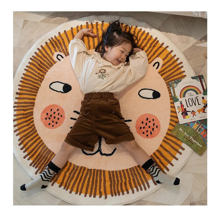 DMC-06 Anime Design Cartoon Carpet Custom Rug Logo Customized Shape Cute Floor Cashmier soft  Rugs