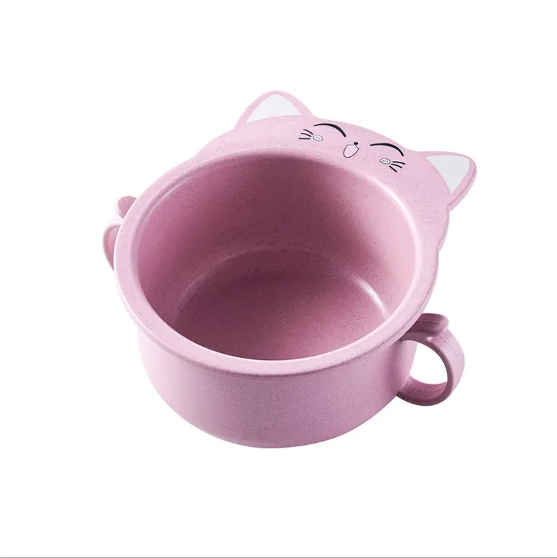 
Biodegradable Wheat Straw Rice, Bowl Soup Bowl Creative Household Tableware/ 