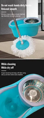 Household items Magic Mop Selling 360 Bathroom Set Mop Set Mop And Bucket Set easy floor cleaning system