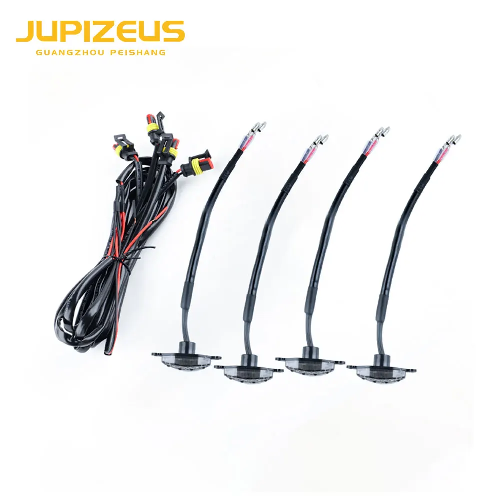 New LED Front Grille Small Yellow Light 12V LED Fog Light Warning Light for Ford Raptor SUV Truck Off-Road