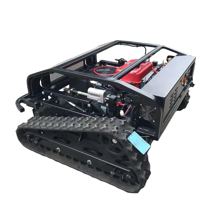 4 Wheel Mini Electric Lawn Mower with Remote Control Industrial & DIY Grade Cordless 24v Battery Power Source for Farm Use