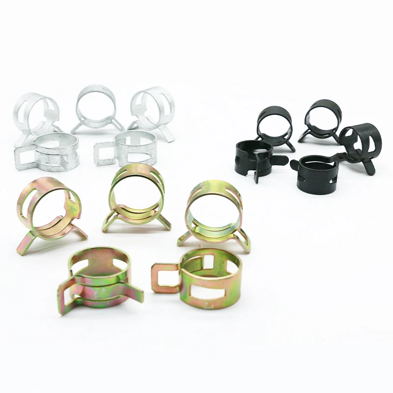Spring Clips Fasteners Japan Pipe Hose Clamp Steel Zinc Plated Spring Band Hose Clamp