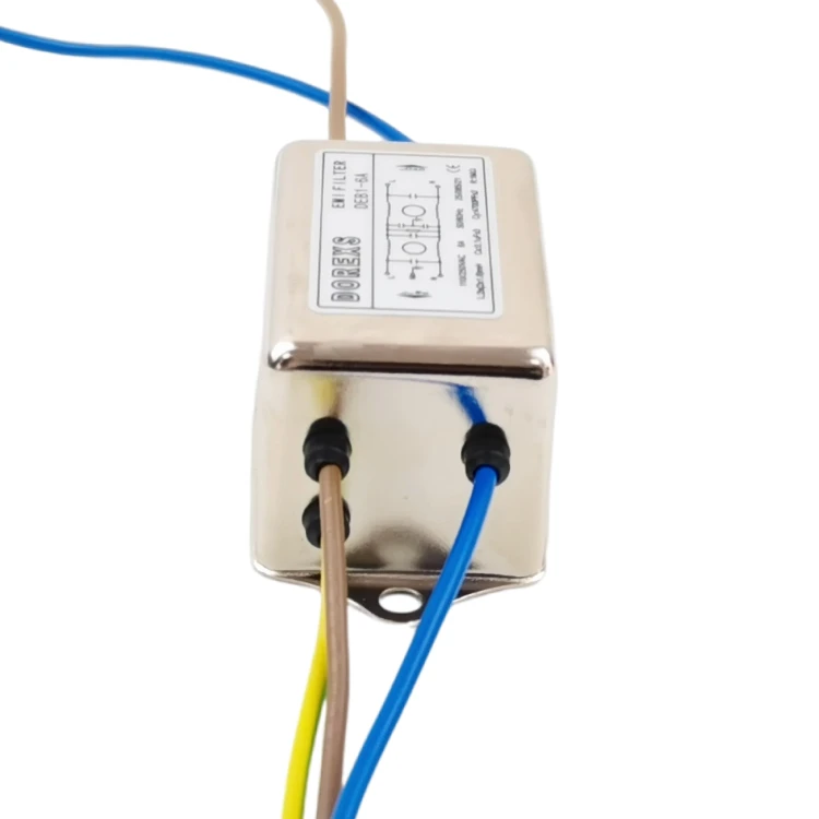 DEB1 Single Phase Emi Noise Filter Manufacturer Ac Line Filter 6a Low Pass Power Line 1A 3A 6A 10A 0.01-30mhz 380/440VAC 20-70db