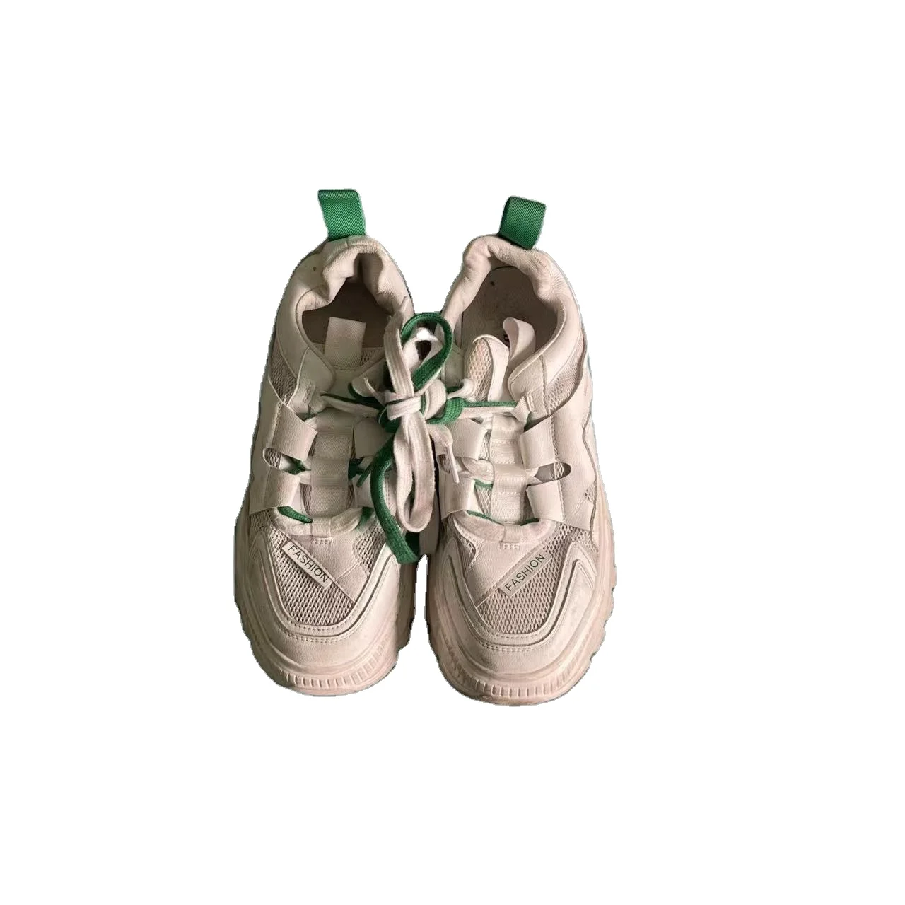 The factory exports second-hand shoes