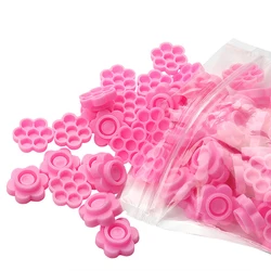 Wholesale Price Disposable Private Pink Glue Holder Pallet Eyelash Extension Adhesive Gasket