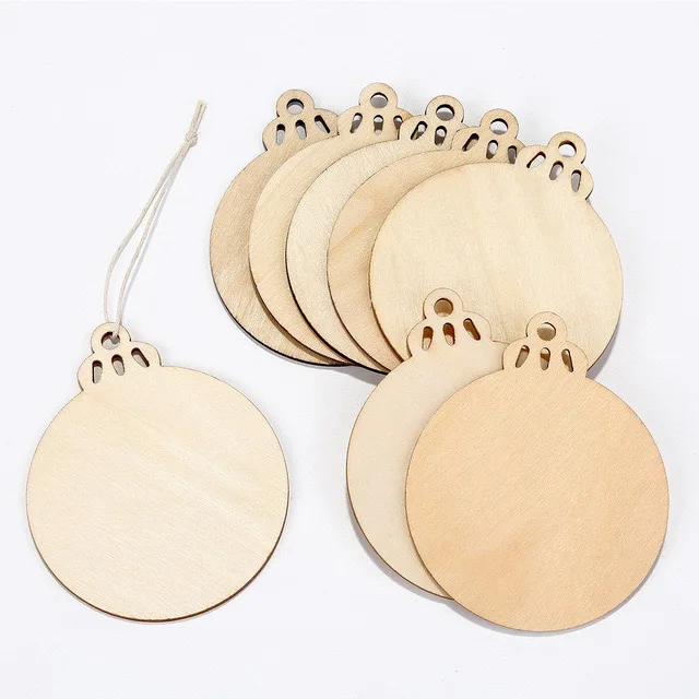 laser cut wood elk pieces natural wood shapes art craft for DIY christmas angel wooden tag