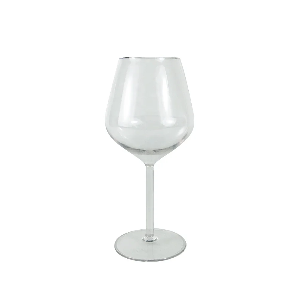 Customized 16 OZ Antique Wine Goblet Fancy Stemmed Wine Glass Reusable Unbreakable Beach Wine Glasses  For Wedding Party