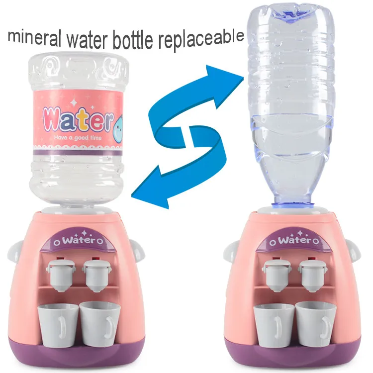 
New kids education electric double effluent water dispenser set toy kitchen sets 