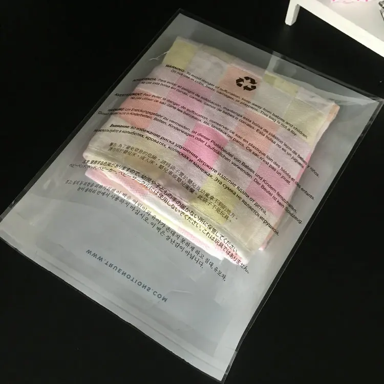 
Custom Cellophane Polybag Packaging Clear Plastic Opp Poly Bag with Suffocation Warning Bags 