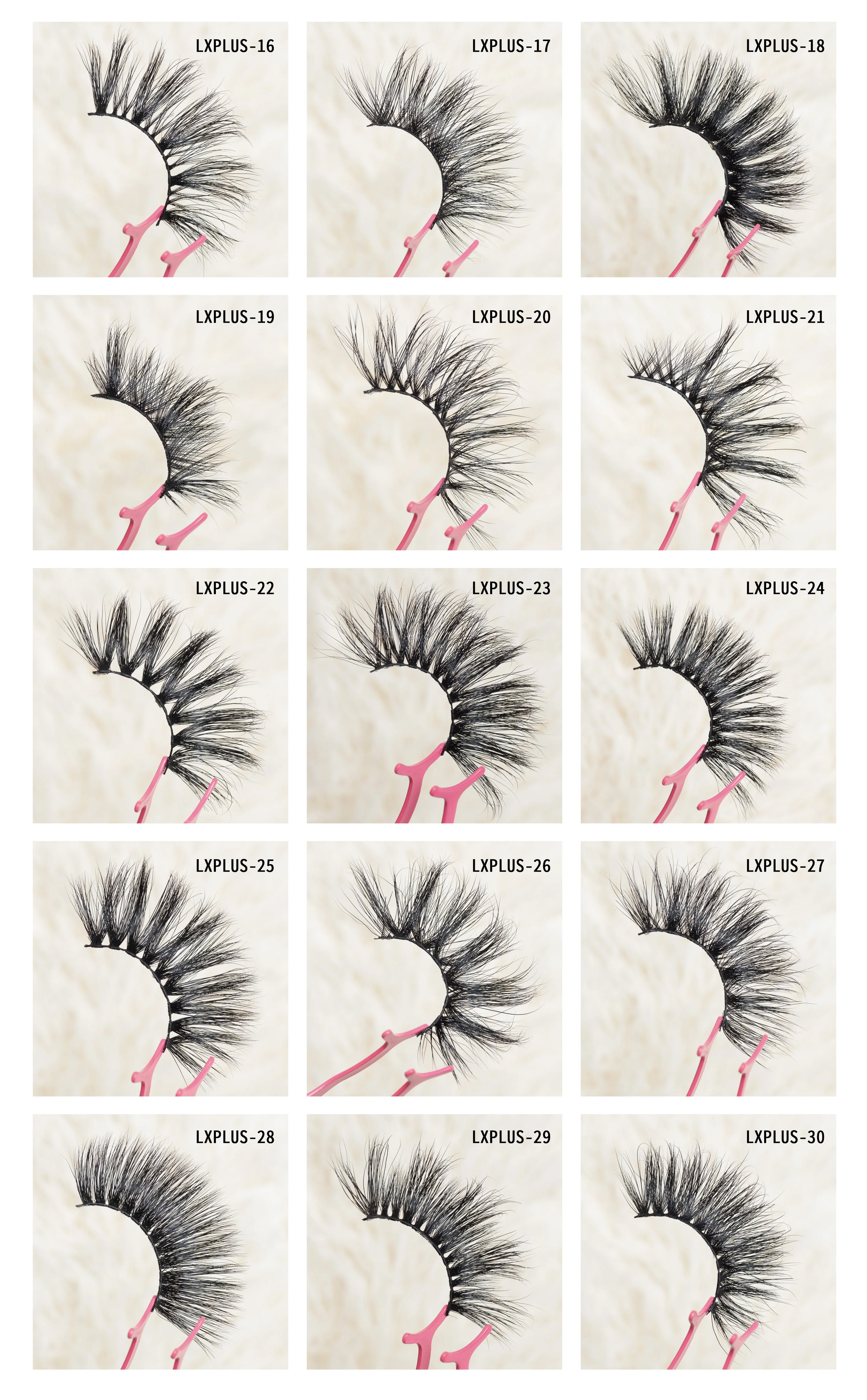 
25 mm mink eyelash vandors 25mm mink eyelash with private custom packaging diamond lashes case 