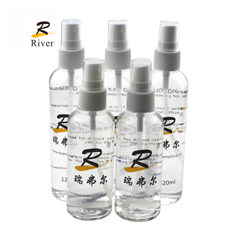 River 100ml Pet Bottle Optical Eyeglasses Spray Liquid Glasses Spray Lens Cleaner