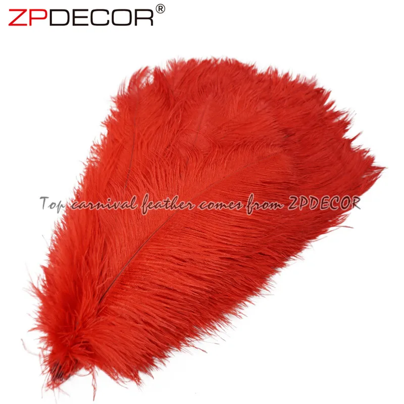 ZPDECOR завод оптовый запас 40-45 см Смешанные цвета Страусиные перья для карнавальных
