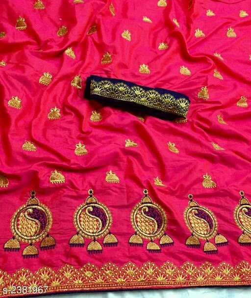 Saree Party Wear Wedding Latest Designer Heavy Embroidery Party Wear Silk Saree with Designer Blouse Women Wear Apparel