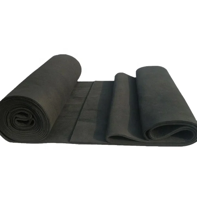 customized carbon fiber felt with aluminum reflective film FR flame retardant felt/batting/wadding for industry