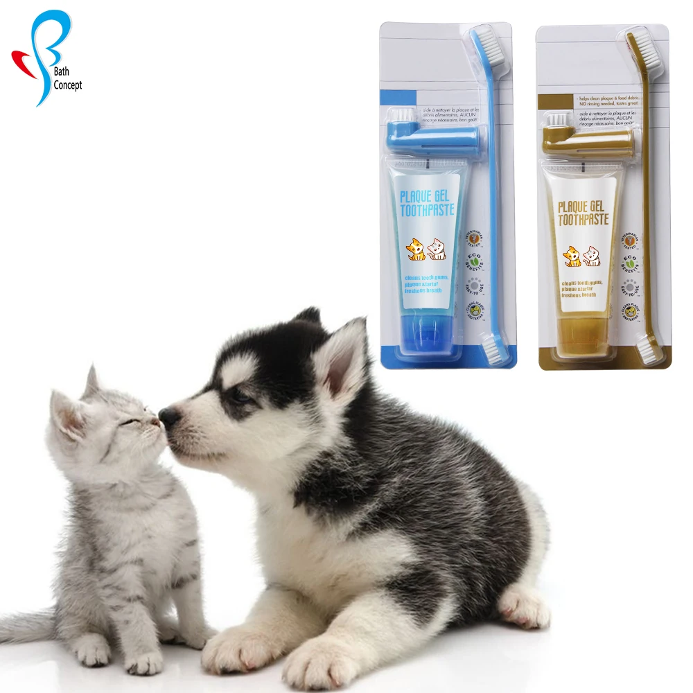Eatable pet contains toothpaste toothbrush & finger brush dog dental care  Toothbrush Pet Dental Care Dog Toothpaste