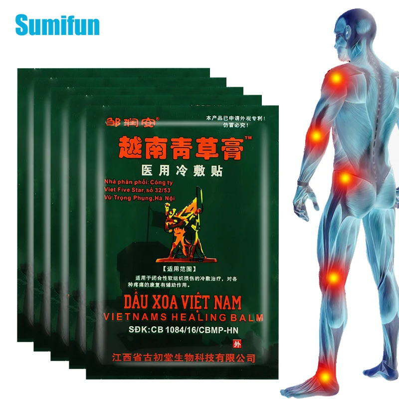 Vietnam Arthritis Plaster Back Neck Knee Lumbar Ache Joints Orthopedic Pain Relief Patch Herbal Medical Stickers C2357