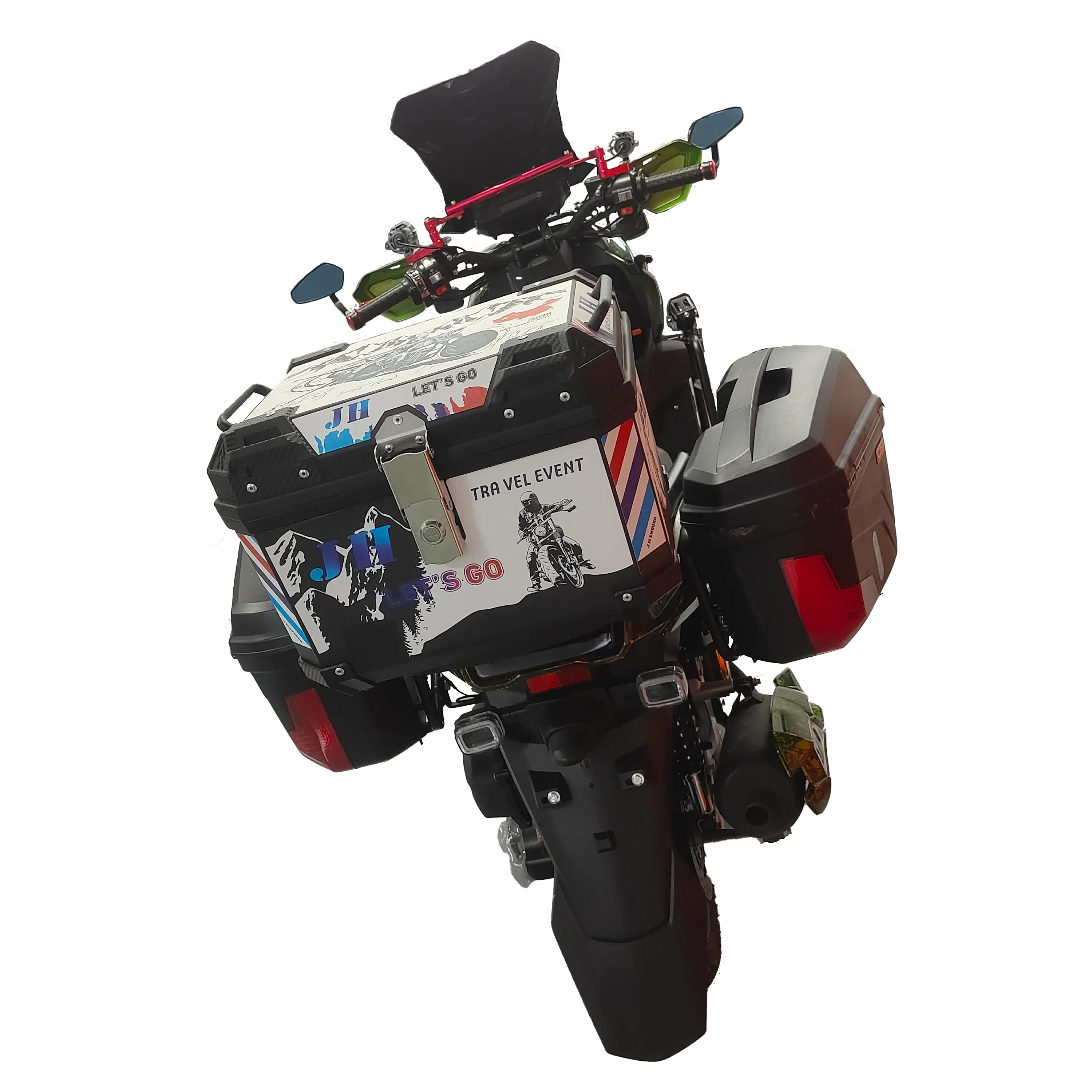 2024 New gasoline motorcycle 100km/h speed 125 Gates belt engine new tires, USB imburglar