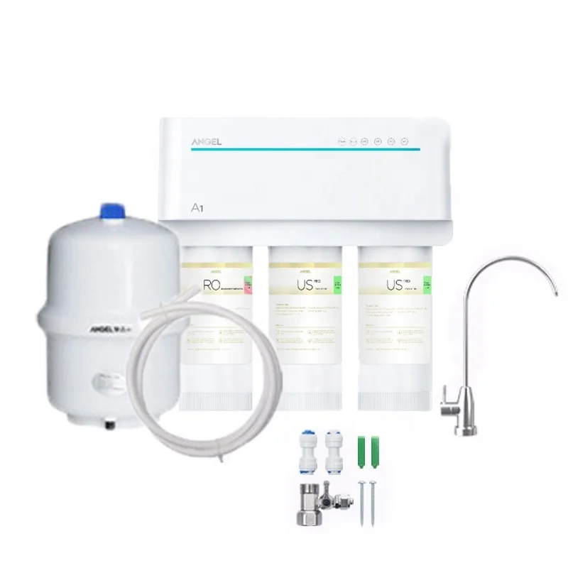ANGEL Whole House smart 8 stage system reverse osmosis cabinet drinking tap dispenser filter machine ro water purifier for home