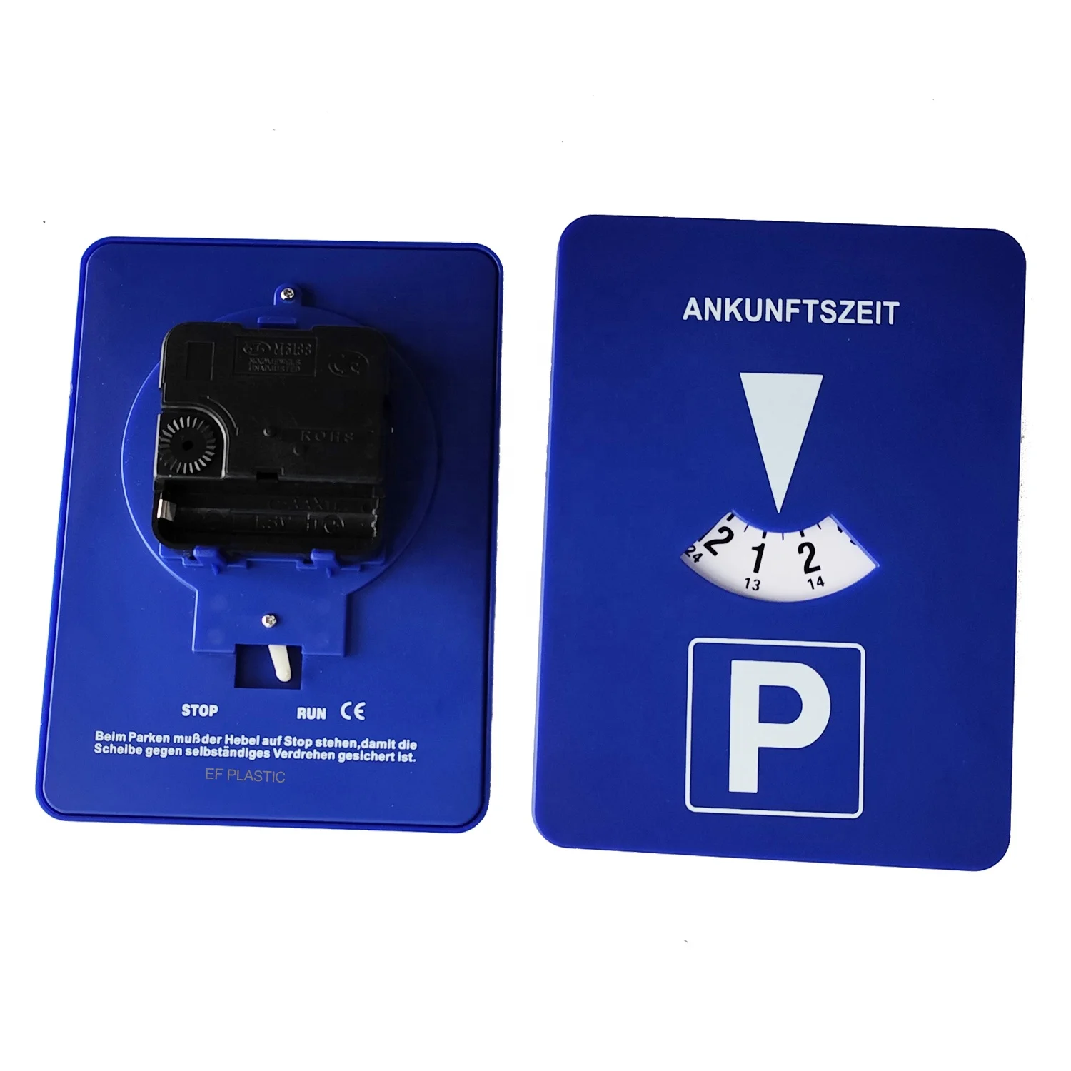 Vehicle car parking timer arrival time display tool automatic electric parking disc parking clock