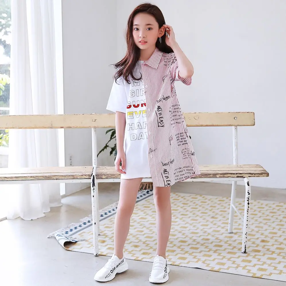 Modern Felling Bargain Price Manufacturer Girl 2021 Big Kids Summer Clothes
