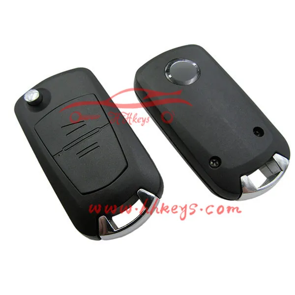 Best OPEL replacement spare key opel 2 button folding key for Opel Corsa flip key