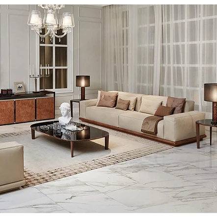 Italian Bently  Living Room Sofa Design Velvet or Leather Sofa